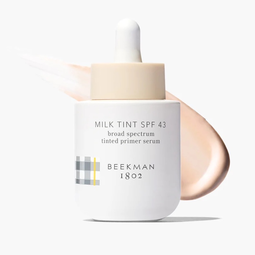 Beekman 1802 Fair Milk Tint SPF 43- tinted primer serum, neutral lightest shade